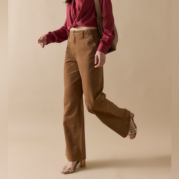 Francesca's Collections Pants - Francesca's Collections Brown Wide Leg Pants Aubrey Parks